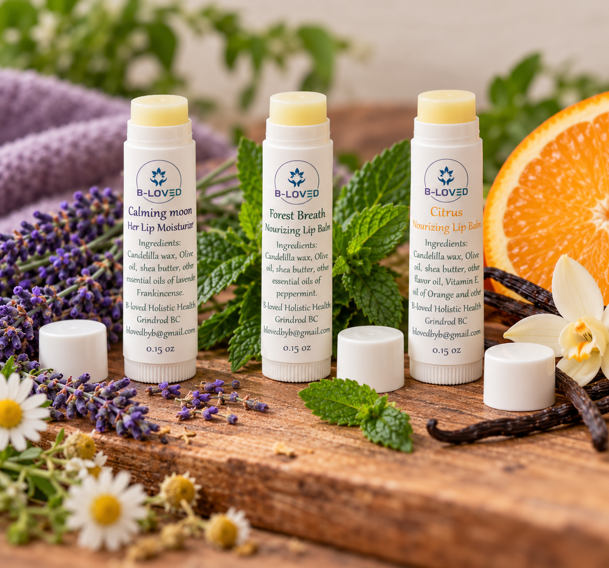 Botanical Lip Balms